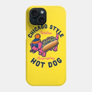 Da Chicago Dog With Text Phone Case