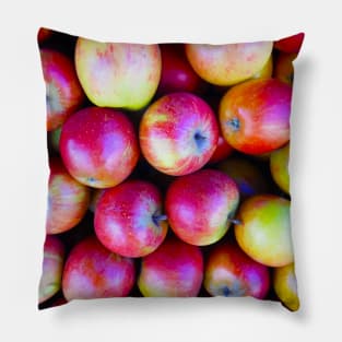 Juicy Apples - Vectorized Photographic Image Pillow