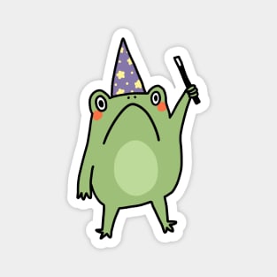 Frog wizard Magnet