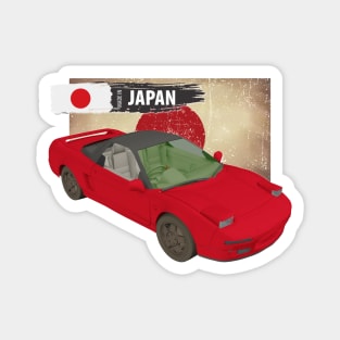 Red Acura NSX 1990 03 Magnet