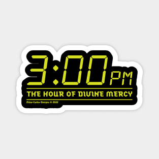 The Hour of Divine Mercy G Magnet