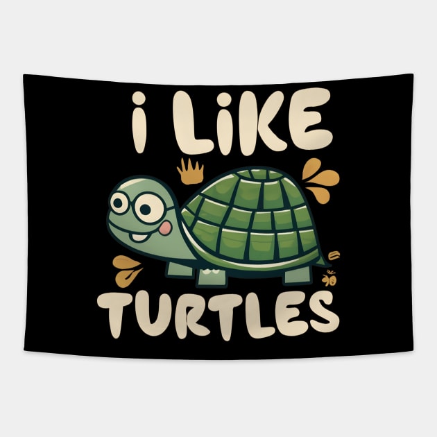 I like Turtles Tapestry by NomiCrafts