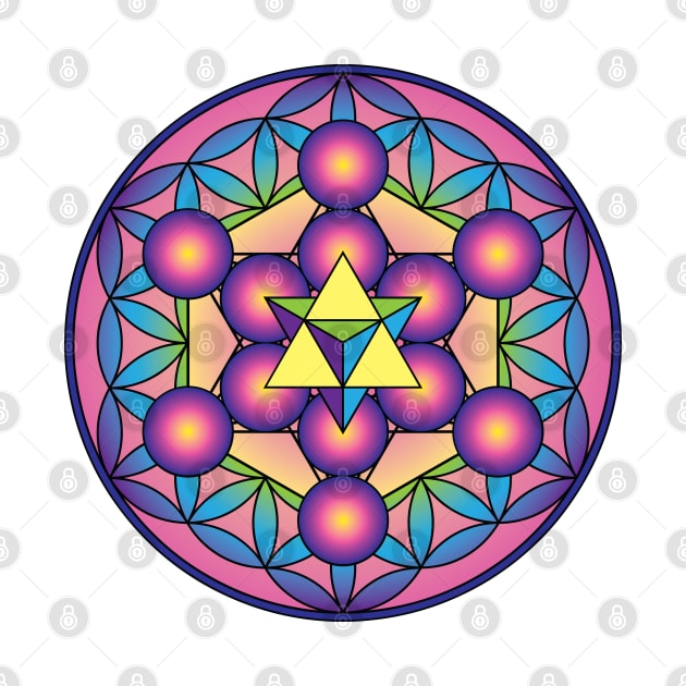 Merkaba with Metatron’s Cube by GalacticMantra