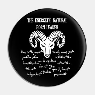 Aries Personality Traits Pin