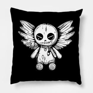 AI Art | Emo Voodoo Doll Pillow