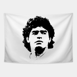 Diego Maradona Pop Art Portrait Tapestry