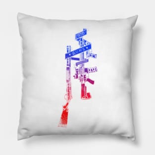 God Guns Freedom Pillow