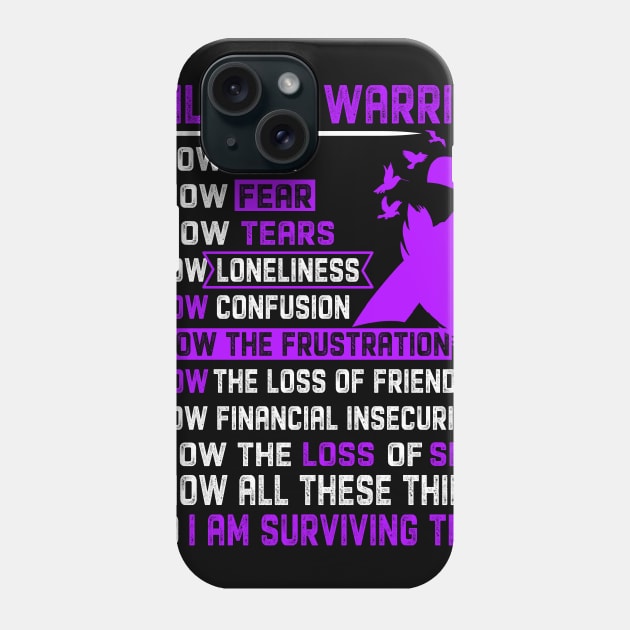 Epilepsy Awareness Support Epilepsy Warrior Gifts Phone Case by ThePassion99