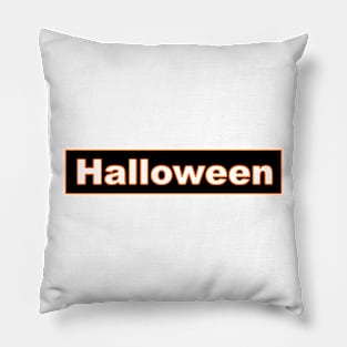 Halloween orange Pillow