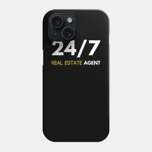 24/7 Real Estate Agent Phone Case