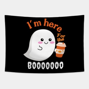 I’m here for the Boo, cute Halloween ghost. Tapestry