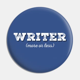 Writer (more or less) Pin