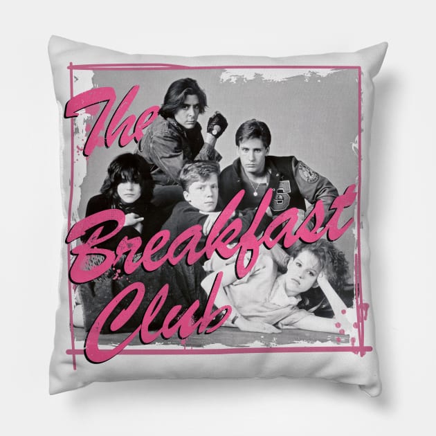 The Breakfast Club - Grundge Pillow by WorldsFair