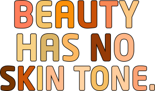 Beauty has no skin tone unisex Magnet