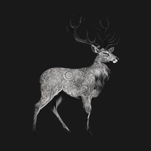 Deer Tattoo T-Shirt