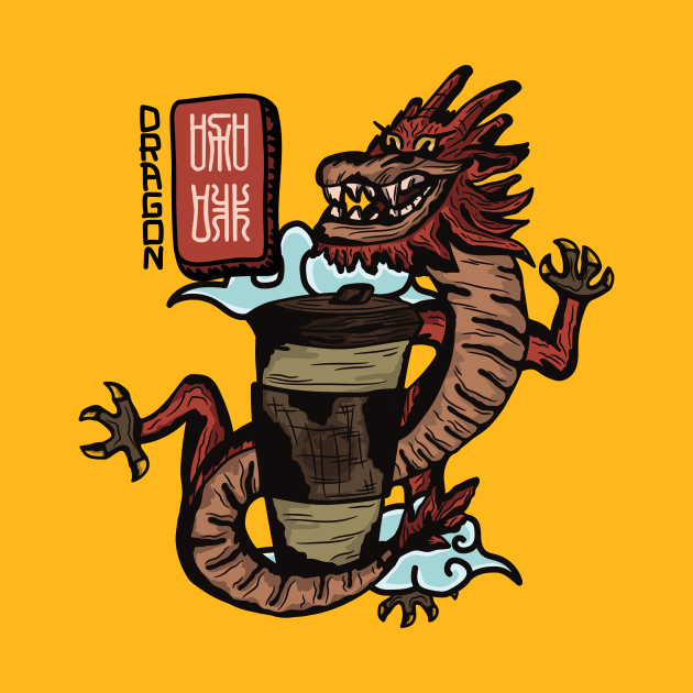 Great Coffee Dragon by thepicasso