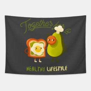 together for a healthy lifestyle Tapestry