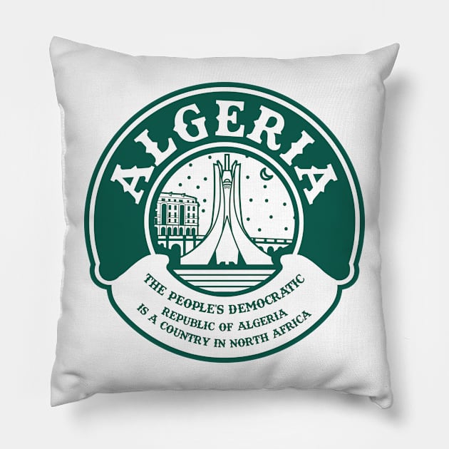 Algeria Pillow by lounesartdessin