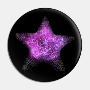 Galaxy Starfish Pin