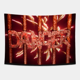 Danger Ahead Tapestry