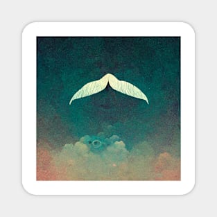 Flying Mustache - AI design Magnet