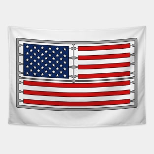 Plastic Sprue scale model american flag Classic Tapestry