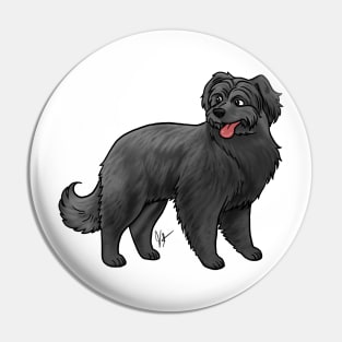 Dog - Pyrenean Shepherd - Black Pin