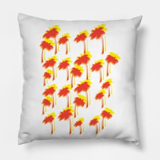 Palm Trees In A Pattern Pillow