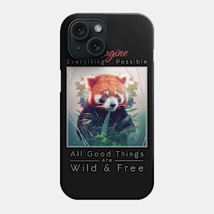 Red Panda Nature Outdoor Imagine Wild Free Phone Case