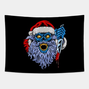 ZOMBIE SANTA CLAUS Tapestry