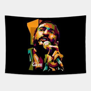 Singer In Wpap Art Tapestry