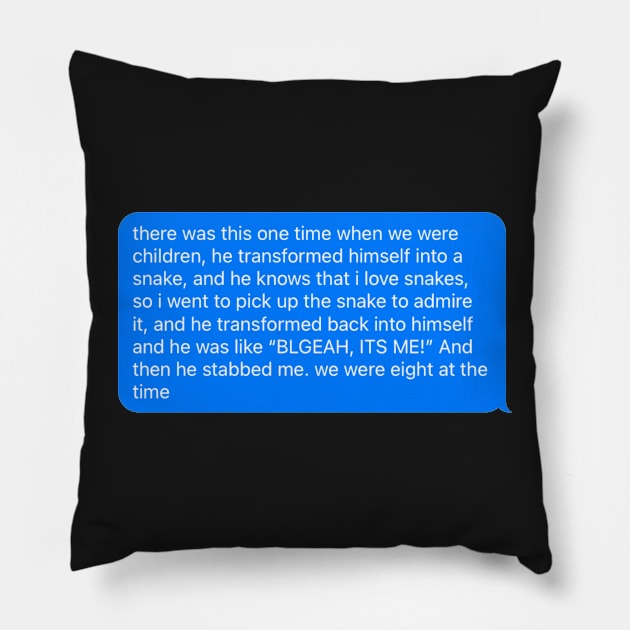 Mischief quote Pillow by CalliesArt