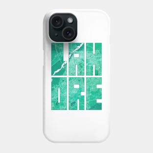 Lahore, Pakistan City Map Typography - Watercolor Phone Case