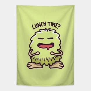 This Monster is Waiting for Lunch Time Tapestry