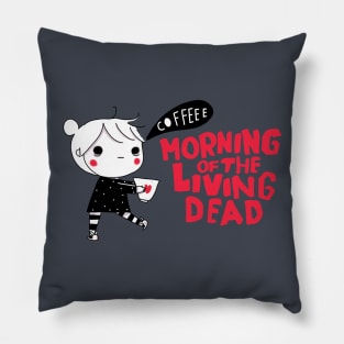 morning of living dead Pillow