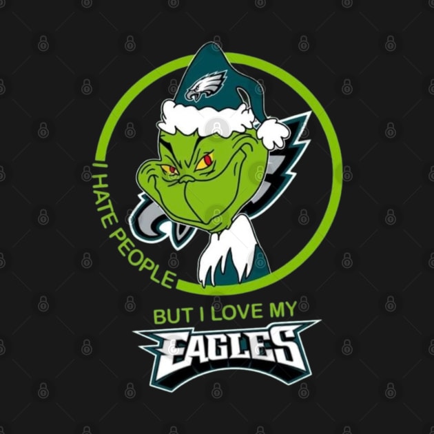 Eagles Grinch by Del Vecchio Designed 