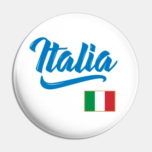 Italia Flag Italian Italy Family Pride Pin