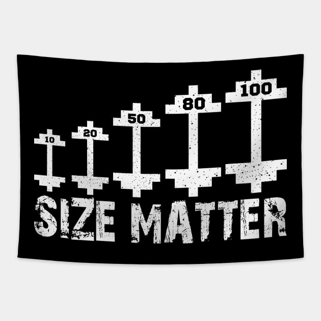 size matter Tapestry by mdr design