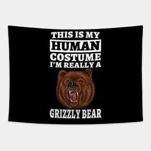 This Is My Human Costume I'm Really A Grizzly Bear Tapestry