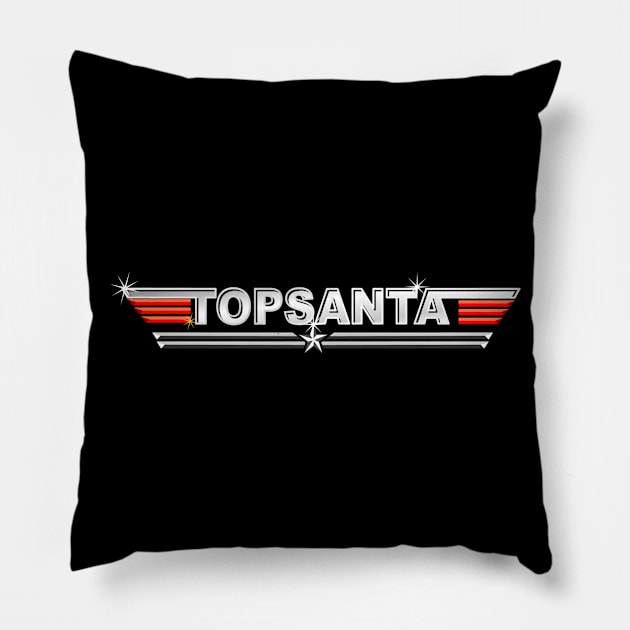 merry christmas, top santa Pillow by osvaldoport76