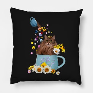 Custom Art : Coffee Makes Everyday Beautiful Pillow