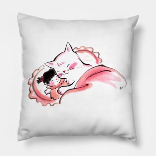 Dream together doll cat Pillow