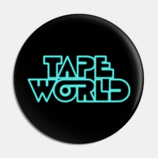 Tape World Music Store Neon Pin