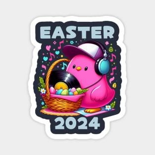 easter peeps vinyl Magnet