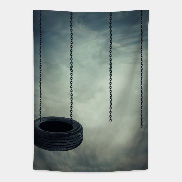 Whole and broken Swing Tapestry by psychoshadow