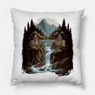 A Homely House at the Valley - Fantasy Pillow