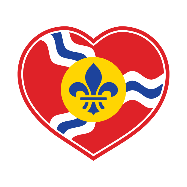 I Heart Saint Louis by BentonParkPrints