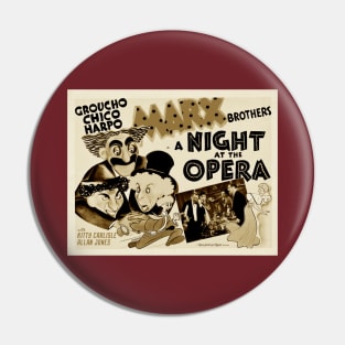 A Night At The Opera (Sepia) Pin