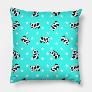 Cute pattern | panda drink milk Pillow