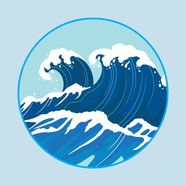 Big Wave by Mint Tees